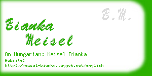 bianka meisel business card